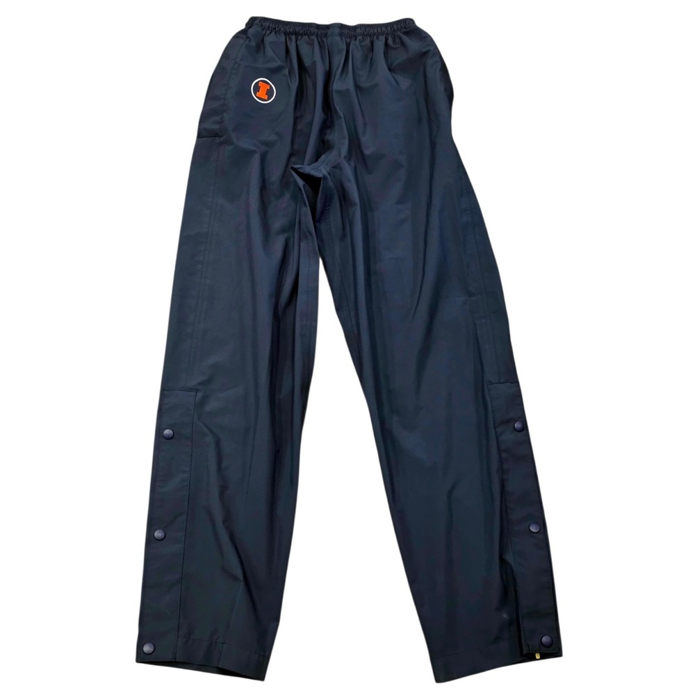 Illinois Fighting Illini Team Issued Nike Track Pants Joggers Mens Medium Blue